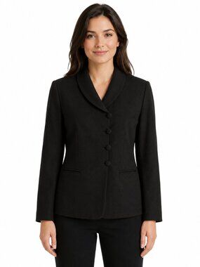 Jones New York Petite Vintage 100% Worsted Wool Blazer / Jacket